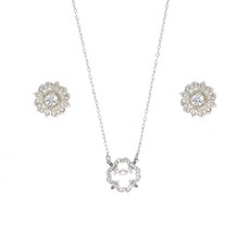 주얼리 세트 실버 골드 패션 엑세서리Swarovski Schmuckset Sparkling Dance Flower 5397867