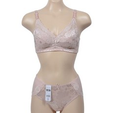 여성속옷 노와이어 노와이어브라 비비안 브라렛 여성브라 자수 포인트 브라팬티세트 매쉬 B컵브라팬티X1EA