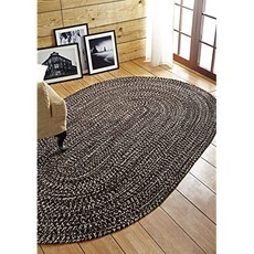 Chenille Tweed Braid Collection은 내구성이 더러운 내 탈모 불가능한 실내 공간의 실용성 색상 60 x (60" x 96" Dove & Chesnut), 60" x 96", Dove & Chesnut, 60" x 96", Dove & Chesnut
