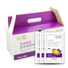 지성식품-도라지배즙 100ml 50팩, 도라지배진액 50팩