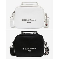 [갤러리아] 휠라(FILA)*FILA*(NEW)*PU 가로형 스퀘어 크로스백(FS3BCD5251X_OWH), 검정