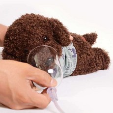강아지산소캔 산소호흡기 발생기 통 인공 마스크 휴대, 직경 5.5cm 입둘레 15cm 이내 S, 1개