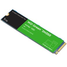 웨스턴디지털 WD Green SATA M.2 NVMe SSD 1TB SN350(WDS100T3G0C) 3년 warranty