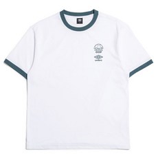 엄브로 남성 루즈핏 풋살 OOP 반팔티 U0221SRS48 WHT
