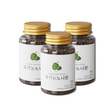 [김재식헬스푸드] 유기농 노니환 100g 3통, 3병
