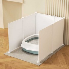 토일렛 파티션 배변 화장실 마킹방지 배변판 가림막 마킹 강아지, 1개, 본백 50x50x50cm