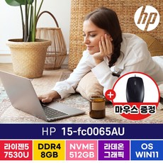 HP 15-fc0065AU 라이젠5 가성비 사무용 싼 업무용 주식 롤 노트북, HP Nero 15-fc0065AU, WIN11 Pro, 8GB, 512GB, 실버