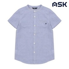 에스크 주니어 유니 린넨 혼방 차이나 셔츠
