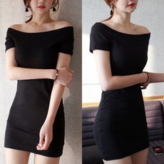 와드팩토리 섹시 슬림 오프숄더 원피스