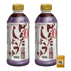 겐타 간장 저염건장 쯔유 안심간장 500ml 1+1