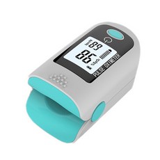 손가락 산소 농도계 가정용 맥박 산소 농도계 혈액 산소 포화도 측정기 손가락 끝 SPO2 PR 모니터 디지털 O, 01 Blue_02 체코