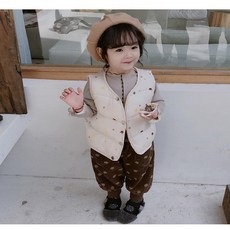 키즈노스페이스패딩조끼