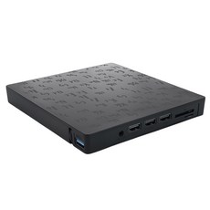 노트북 PC 외장 DVD 버너용 광학 드라이브 USB 3.0 타입 C 슬림 RW CD 라이터 드라, Black B, 1) Black B, 1개