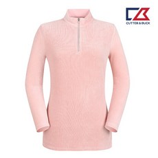 커터앤벅 여성 벨로아 골조직 반집업 티셔츠 1120420106 PI