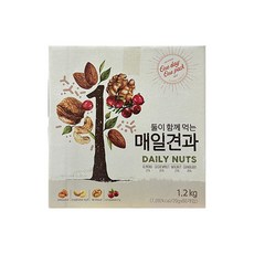 둘이 함께먹는 매일견과 1.2kg (20g x 60입), 6개