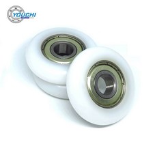 로잉 머신 휠 BSR600040-10 POM 시트 롤러 플라스틱 베어링 풀리 OD 40mm 4 개, 01 WHITE, 01 CN, 1개