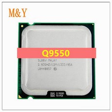 데스크탑 LGA 775 CPU 코어 2 QUAD Q9550 프로세서 2.83GHz 12MB L2 캐시 FSB 1333, 한개옵션0