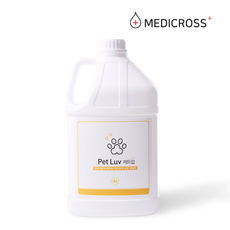 메디크로스 강아지 페트럽 살균소독수, 1개, 4L