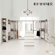 보루네오 디토 시스템 행거 드레스룸 이동식 고정식 틈새 옷장 선반 튼튼한 코너 서랍 수납