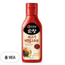 청정원 쇠고기 비빔고추장 300g, 9개