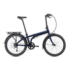 턴 노드 D8 접이식 미니벨로 자전거 24인치 생활용자전거, 미드나잇그레이블루