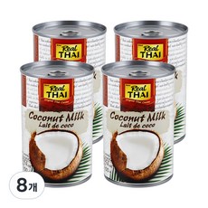 리얼타이 코코넛 밀크, 400ml, 8개