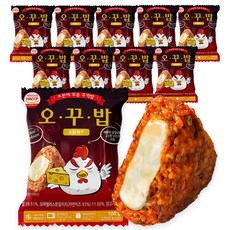 오꾸밥 불닭치즈 주먹밥, 10봉, 100g