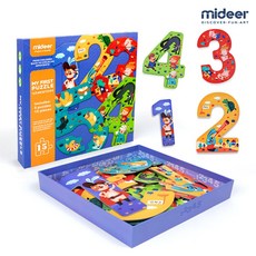 엑스포마트_(MIDEER) 미디어 첫 퍼즐놀이 숫자 15PCS 어린이퍼즐 유아퍼즐 첫퍼즐 선물용퍼즐 백일선물 출산선물 예쁜퍼즐 퍼즐선물세트 퍼즐 아기퍼즐_exponet-mart, 본상품선택됨, 본상품선택됨
