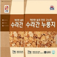 사조 전통 수라간 누룽지 3kg, 2개