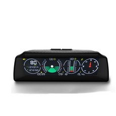 12v x90 gpsobd2 속도 pmh kmh 경사계 경사계 자동차 나침반 hud 피치 틸트 각도 각도기 위도 경도 시계, x90 GPS