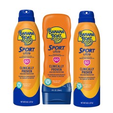 바나나보트 울트라 스포츠 선크림(236ml)+스프레이(227g) 2개 SPF50 BANANA BOAT SPORT ULTRA SUNSCREEN