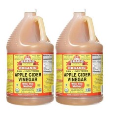 브래그 사과식초 애플 사이더 비니거 비정제, 3.78L, 2개