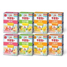 돌후룻팝 64팩(파인16팩+망고16팩+오렌지16팩+피치16팩), 64개, 62ml