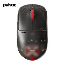 펄사 클리어 블랙 에디션 X2H 무선 게이밍 마우스 미디움 PX2A21
