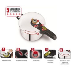 테팔 Tefal 프리미엄 압력밥솥 세큐어5 네오 6L 편수 뚜껑 스테인레스 독일 직구