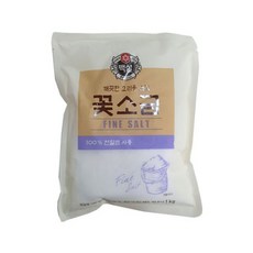 CJ 백설 꽃소금 1kg x 5, 5개