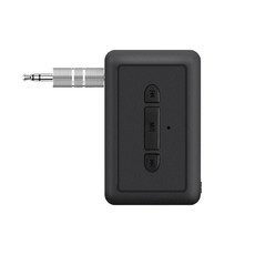자동 블루투스 호환 어댑터 USB 충전 자동 스피커 어댑터, Black, 1개