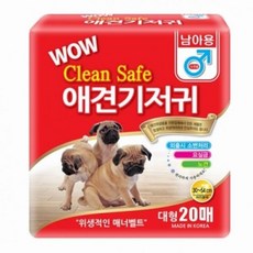 모아프라자 크린세이프 애견기저귀 수컷 대형 20매 강아지 기저귀 팬티 매너벨트
