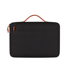 맥북 그램 삼성 갤럭시 이온 에어백쿠션 360도 보호 노트북 파우치 가방, 블랙