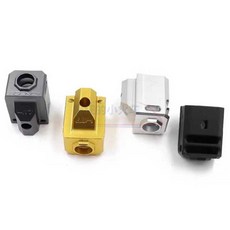 서바이벌 컴펜세이터 P1/P1S 금속 CNC 브레이크 AgencyArms 14mm, 은, 패키지 A