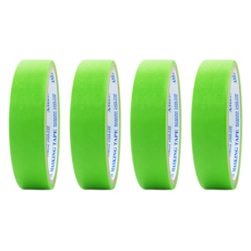 마스킹테이프 종이테이프 8컬러 24mm x 10M, 초록, 4개