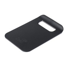Zeal Straight to Pan 슬림 주방 도마 플라스틱 블랙 21.5 x 14.5 2cm, Black 22x15cm, 1개