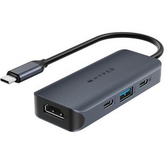 HyperDrive Next 4 포트 Mac용 USB C Hub PC 4K60Hz HDMI 지원 크롬북 USBA 2개 10Gbps USBC 100W 전원 전달