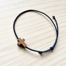 작은나무 십자가 고무줄 팔찌, 단품