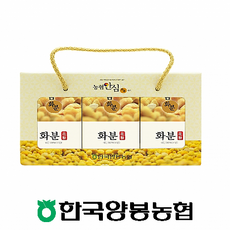 [한국양봉농협] 농협안심화분세트 국내산100% 화분 180g*3병 구성