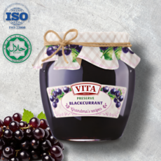 Vita Натуральный джем из черной смородины (45% ягод)