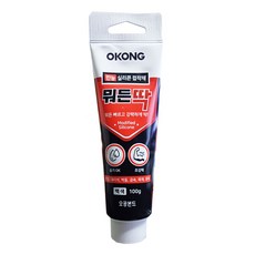오공 만능 실리콘 접착제 뭐든딱 100g 백색, 1개
