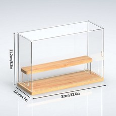아크릴 인형 보관함 투명 데스크탑 피규어 장식품 디스플레이 스탠드 방진 향수 정리함 케이스 2 층 3/4, [01] As picture show, [01] 2 layer
