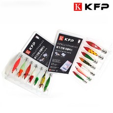 KFP 태클박스 에기 왕눈이 케이스 14구/주꾸미에기 문어에기