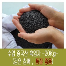 [다온농산] 2023년산 수입 중국산 검은참깨<흑임자> -20Kg-, 1개